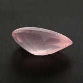 ROSE QUARTZ BUFFTOP KNIFE CONCAVE MARQUISE (DES#110) 20X12MM 9.37 Cts.