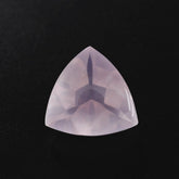 ROSE QUARTZ BUFFTOP TRILLION 8MM 1.58 Cts.