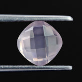 ROSE QUARTZ BRIOLETTE CUSHION 8MM 1.95 Cts.
