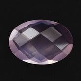 ROSE QUARTZ BRIOLETTE OVAL (SEMI MILKY) (NICE SI) 14X10MM 4.04 Cts.