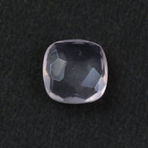 ROSE QUARTZ FOOTBALL CUT BRIOLETTE CUSHION (LITE) 8 MM 1.68 Cts.