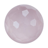 ROSE QUARTZ FOOTBALL CUT ROUND CAB (SEMI MILKY) (MEDIUM) 12MM 5.15 Cts.