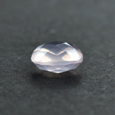 ROSE QUARTZ CHECKER CUT BRIOLETTE CUSHION (SEMI-MILKY/SUPER) 8X8MM 2.13 Cts.