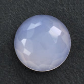 ROSE QUARTZ IRREGULAR CUT ROUND CAB (MILKY/NORMAL) 12X12MM 5.20 Cts.