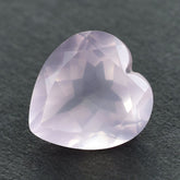 ROSE QUARTZ CUT HEART (SEMI-MILKY) (FINE) 12X11.50MM 3.82 Cts.