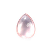 ROSE QUARTZ PLAIN PEAR CAB 8X6MM 1.16 Cts.