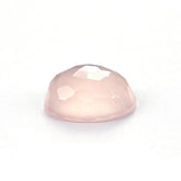 ROSE QUARTZ IRREGULAR CUT ROUND CAB (NORMAL/SEMI MILKY) 12.00 MM 5.07 Cts.