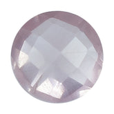 ROSE QUARTZ CHECKER CUT BRIOLETTE ROUND (LITE) 4.00X4.00MM 0.25 Cts.