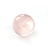 ROSE QUARTZ PLAIN ROUND BALLS (HALF DRILL 0.75)(SUPER)(SEMI MILKY HI)10.00X10.00 MM 7.19 Cts.