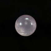 ROSE QUARTZ PLAIN ROUND BALLS (HALF DRILL 0.75)(SUPER EXTRA)(SOME BLACK SPOTS & LINE) 10.00X10.00 MM 7.11 Cts.