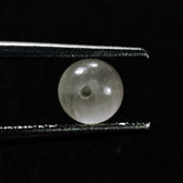 ROSE QUARTZ PLAIN ROUND BALLS (HALF DRILL 0.75)(SEMI MILKY HI) 5.00X5.00 MM 0.92 Cts.