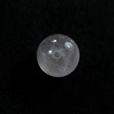 ROSE QUARTZ PLAIN ROUND BALLS (HALF DRILL 0.75)(SEMI MILKY SOME BLACK SPOTS) 5.00X5.00 MM 0.91 Cts.