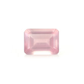 ROSE QUARTZ STEP CUT OCTAGON (SEMI MILKY)(SUPER SUPER EXTRA)(SI) 8.00X6.00 MM 1.36 Cts.