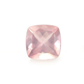 ROSE QUARTZ CUT ANTIQUE CUSHION (SEMI MILKY)(SUPER SUPER EXTRA)(SI) 8.00X8.00 MM 1.86 Cts.