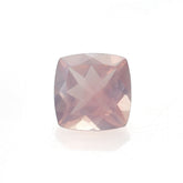 ROSE QUARTZ CUT ANTIQUE CUSHION (SEMI MILKY)(SUPER SUPER EXTRA)(CLEAN) 6.00X6.00 MM 0.91 Cts.
