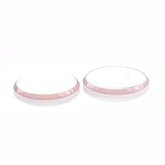 ROSE QUARTZ BOTH SIDE TABLE CUT ROUND (NORMAL/CLEAN)(TRANSPARENT) 20.00X20.00 MM 7.65 Cts.