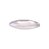 ROSE QUARTZ IRREGULAR FACETED BRIOLETTE PEARISH (H/D-0.90MM)(SUPER )(SI) 25.00X18.00 MM 19.95 Cts.