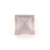 ROSE QUARTZ SUGARLOAF SQUARE (NORMAL/CLEAN)(TRANSPARENT) 10.50X10.50 MM 6.60 Cts.