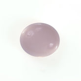 ROSE QUARTZ PLAIN OVAL CAB (NORMAL/CLEAN)(MILKY) 14.00X12.00 MM 9.35 Cts.