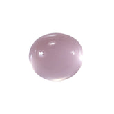 ROSE QUARTZ PLAIN OVAL CAB (NORMAL/CLEAN)(TRANSPARENT) 18.00X16.00 MM 21.60 Cts.