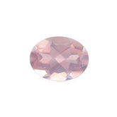 ROSE QUARTZ CUT OVAL (SUPER SUPER EXTRA)(SI)(SEMI MILKY) 8.00X6.00 MM 1.08 Cts.