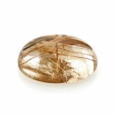 RED RUTILE QUARTZ OVAL CAB 14X10MM 5.65 Cts.