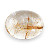 RED RUTILE QUARTZ OVAL CAB 16X12MM 9.52 Cts.
