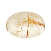RED RUTILE QUARTZ OVAL CAB 16X12MM 9.52 Cts.