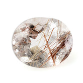 RED RUTILE QUARTZ CUT OVAL 12X10MM 4.63 Cts.
