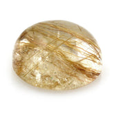 RED RUTILE QUARTZ ROUND CAB 12MM 6.74 Cts.