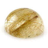 RED RUTILE QUARTZ ROUND CAB 12MM 6.80 Cts.