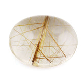 RED RUTILE QUARTZ OVAL CAB 16X12MM 9.34 Cts.