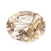 RED RUTILE QUARTZ CUT OVAL 10X8MM 2.57 Cts.