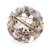 RED RUTILE QUARTZ CUT ROUND 10MM 3.35 Cts.