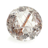 RED RUTILE QUARTZ CUT ROUND 6MM 0.75 Cts.