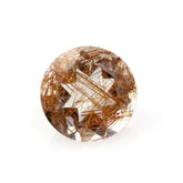 RED RUTILE QUARTZ CUT ROUND 6MM 0.76 Cts.