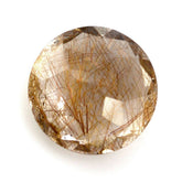 RED RUTILE QUARTZ CUT ROUND 10MM 3.30 Cts.