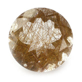 RED RUTILE QUARTZ CUT ROUND 12MM 6.45 Cts.