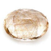 RED RUTILE QUARTZ CUT OVAL 16X12MM 8.51 Cts.