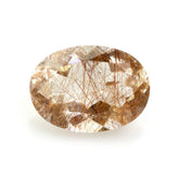 RED RUTILE QUARTZ CUT OVAL 18X13MM 11.50 Cts.