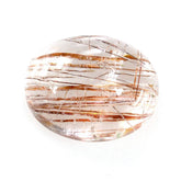 RED RUTILE QUARTZ OVAL CAB 10X8MM 2.55 Cts.