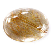 RED RUTILE QUARTZ OVAL CAB 16X12MM 9.12 Cts.