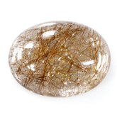 RED RUTILE QUARTZ OVAL CAB 16X12MM 8.30 Cts.