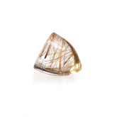 RED RUTILE QUARTZ BULLET CAB 4MM 0.45 Cts.