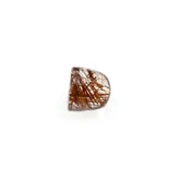 RED RUTILE QUARTZ BULLET CAB 2MM 0.08 Cts.