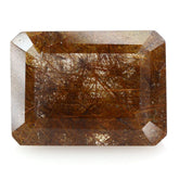 RED RUTILE QUARTZ CUT OCTAGON 16X12MM 10.20 Cts.