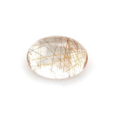 RED RUTILE QUARTZ OVAL CAB 14X10MM 5.65 Cts.