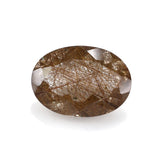 RED RUTILE QUARTZ CUT OVAL 14X10MM 5.20 Cts.