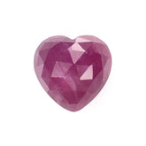 RUBY ROSE CUT HEART CAB 11MM 6.08 Cts.