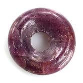 RUBY PLAIN ROUND WITH CARVED WITH BIG HOLE (FULL DRILL) 19X5MM 20.35 Cts.